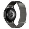 20mm Press Clasp Two Sections Dual Magnetic Milanese Stainless Steel Watch Band, Breathable Adjustable Metal Replacement Wrist Strap