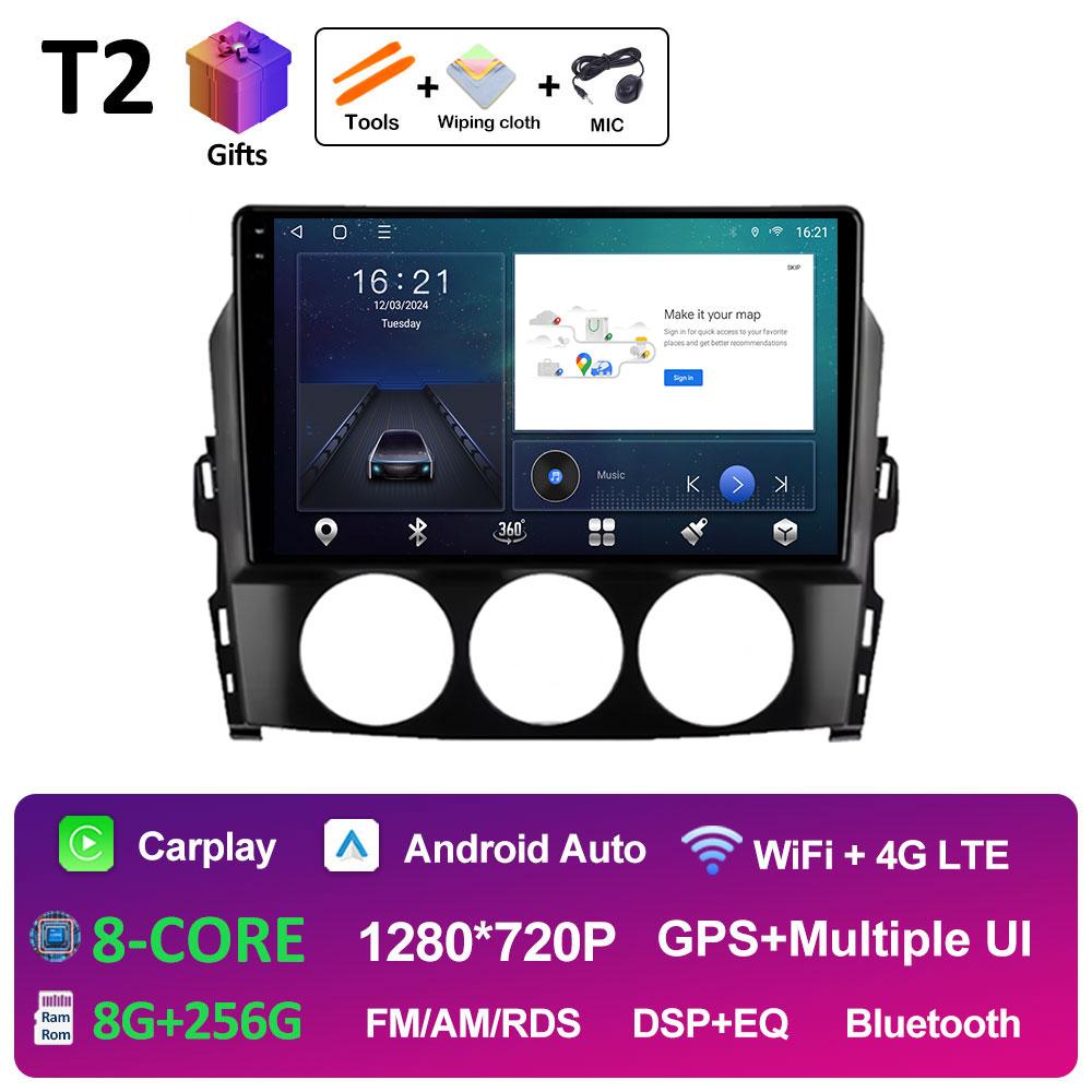 Интеллектуальная система GPS-навигации для Mazda MX-5 MX5 MX 5 NC 2005 2006 2007 2008 - 2015 Android Auto Беспроводной Carplay WIFI BT 4G