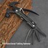 Многофункциональные уличные плоскогубцы из нержавеющей стали с стеклобоем и молотком для выживания