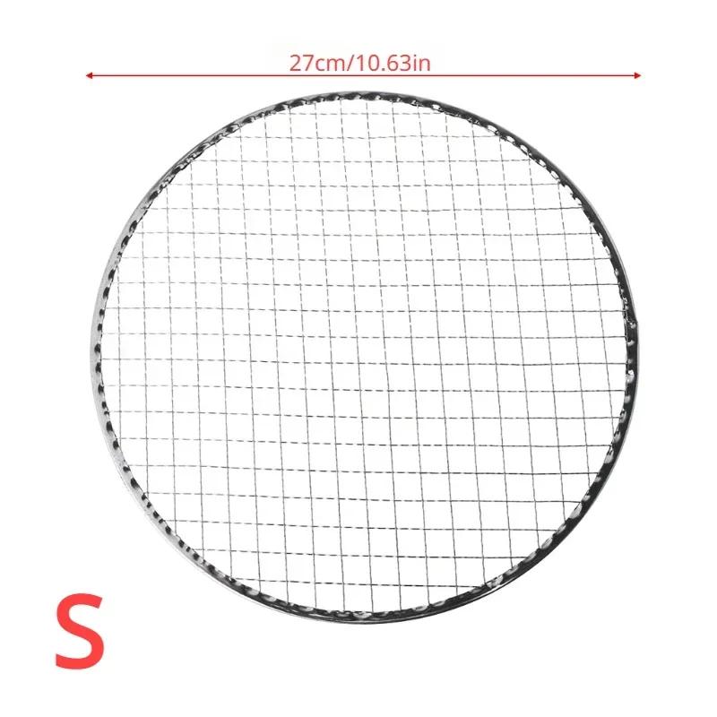 1PC Disposable BBQ Barbecue Grill Basket Mesh Wire Net Fish Vegetable Tool Grill Outdoor Bbq Accessories Kitchen Accessories