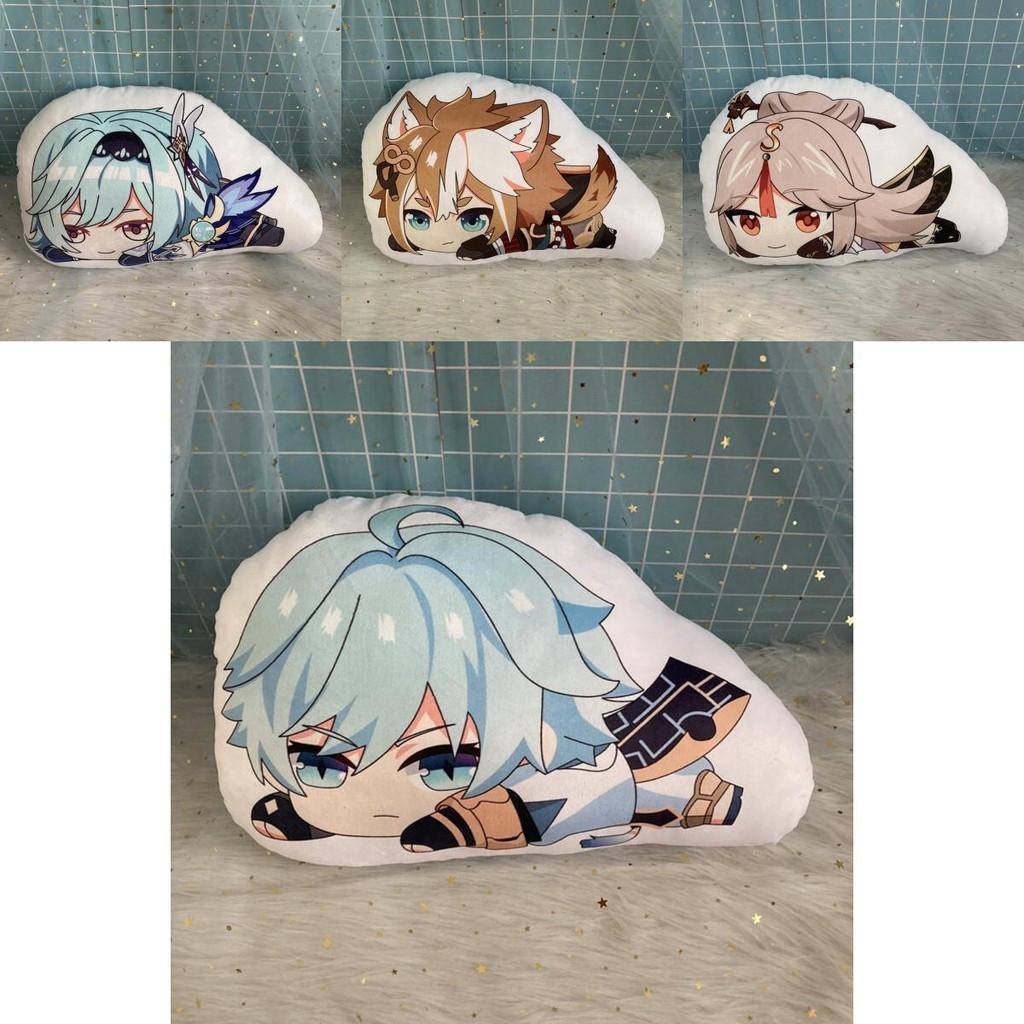 Милая плюшевая кукла-подушка Геншин Импакт Чжун Ли Нилу Сахароза для сна Рождественский подарок