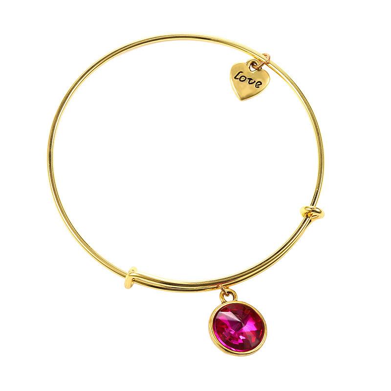 Ретро Сердце Пара Подарок На День Рождения Камень Lucky Wish Браслеты для Женщин Металлические Винтажные Браслеты