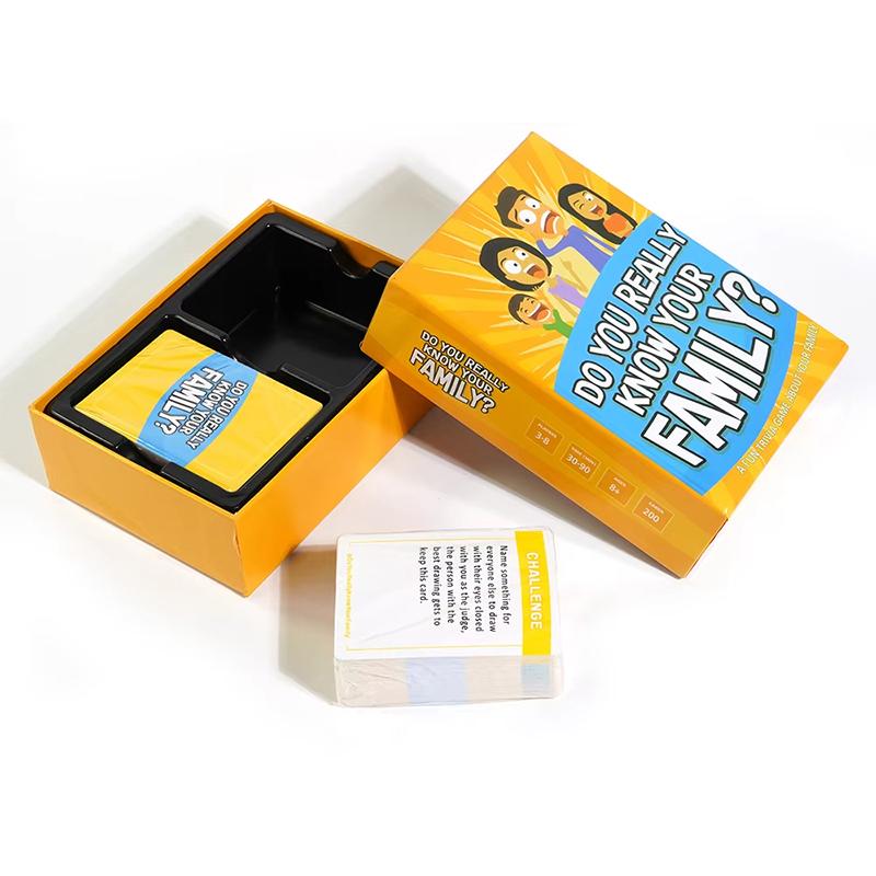 Знаете ли вы свою семью? Веселая семейная игра, наполненная темами для разговора, задачами для детей, головоломками для досуга, карточками