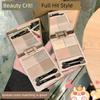 Novo Four Color Eyeshadow Palette Daily Light Makeup Matte Milk Tea Earth Color Crouching Silkworm Plate Makeup Authentic Newbie Beginner