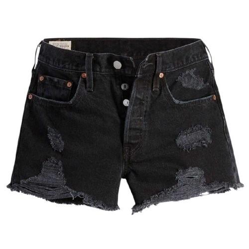 Levis Womens/Ladies 501 Original Denim High Rise Shorts