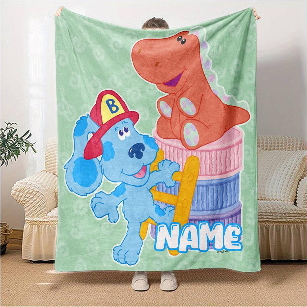 Custom Name Happy Birthday Celebration Party Blanket For Couch Bed Plush Cozy Fuzzy Blanket Super Soft Warm Blankets For Fall And Winter 0916259