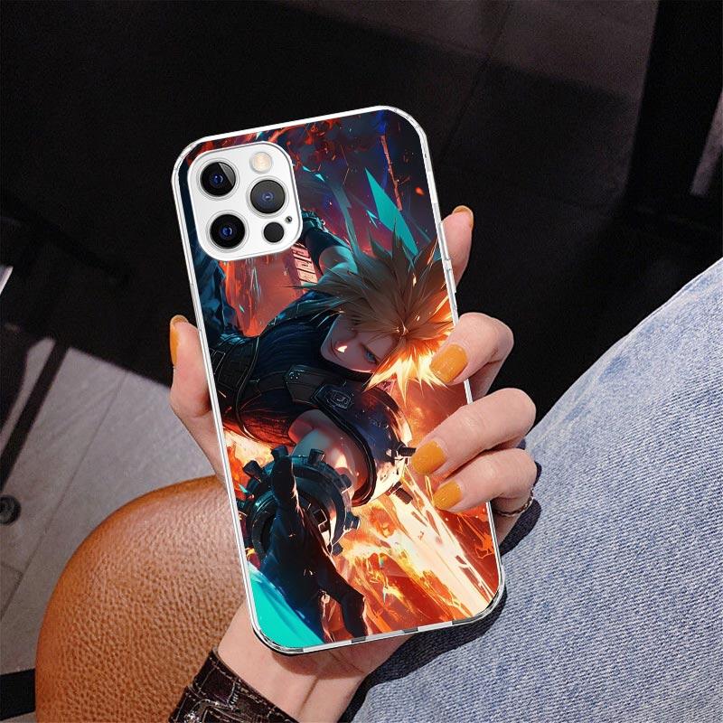 Final Fantasy FF VII Phone Case For iPhone 13 12 Mini 11 Pro Max XS XR X SE 7 8 Plus 5S 5 6S 6 Gift Print Cover Fundas