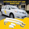 1/2X Exterior Rear Outside For Left&Right Door 2004-2010 Handle Sienna Toyota