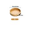 Round Storage Tray, Multiple Sizes with Metal Handles, Perfect for Food Drinks Coffee Tea, Cake, Cheese, Bread, Etc., Kitchen