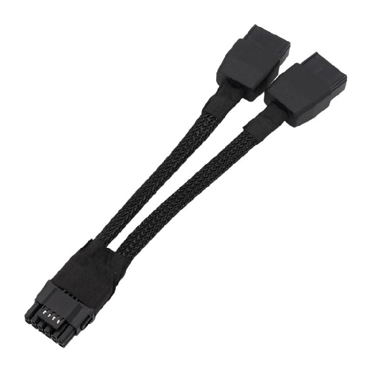 Кабель питания для видеокарты 16AWG 2x 8Pin на 16Pin с термостойкой ПВХ-изоляцией, кабель GPU 12+4Pin