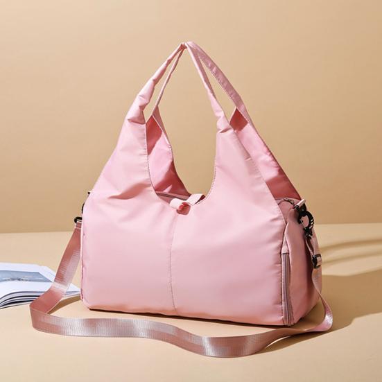 Yoga Bag Large Capacity Multifunctional Duffel with Wet Pocket Shoe Cabin Solid Color Gym Bag Versatile Sports Travel Bag