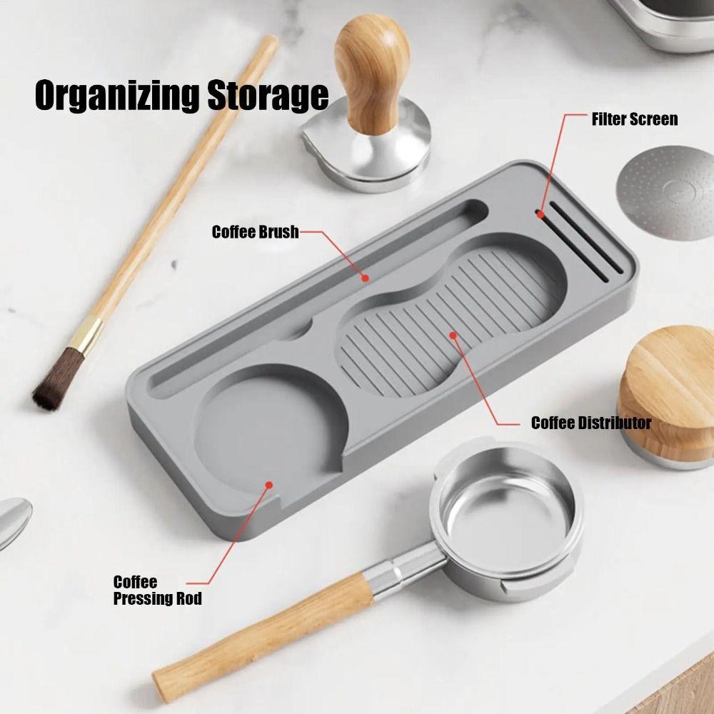 Space Saving Espresso Tamping Mat Countertops Protections Coffee Powder Press Seat Espresso Tools