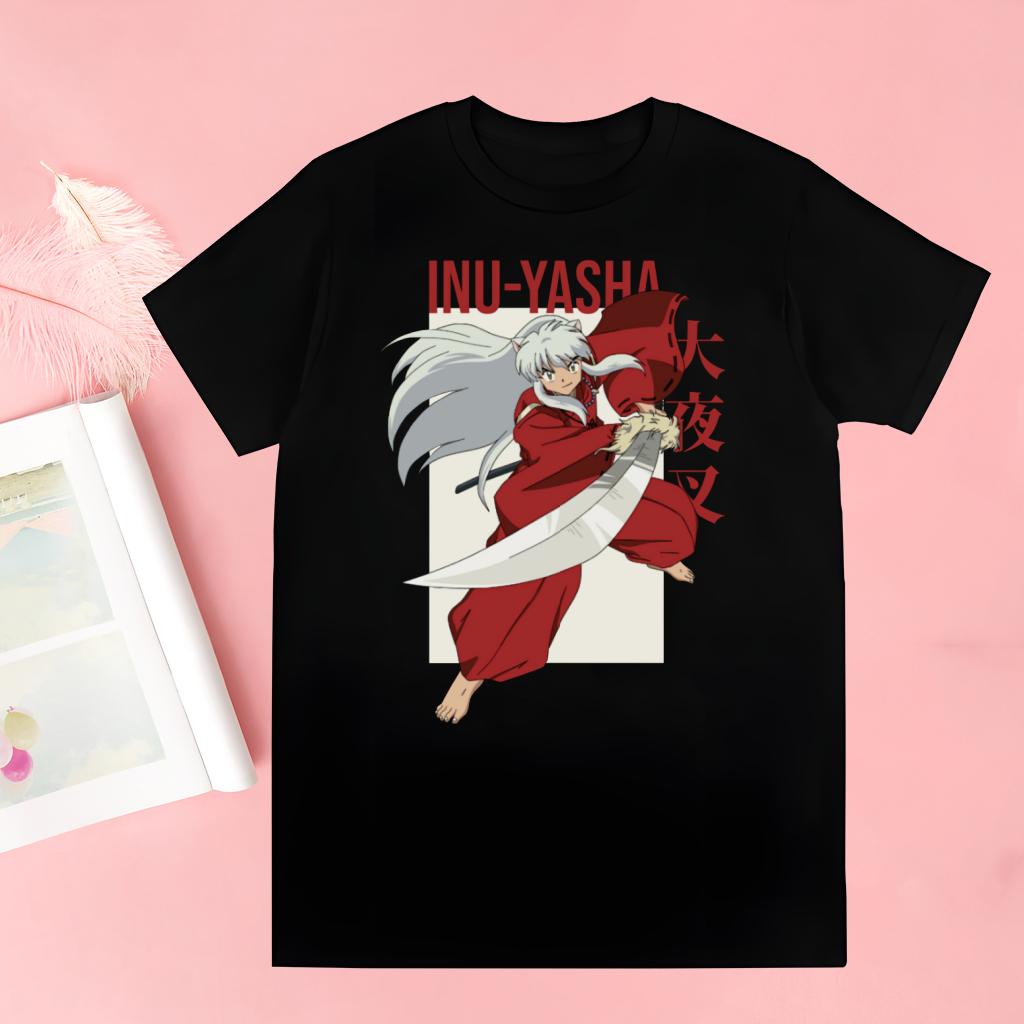 Inuyasha Новая мужская футболка Модная футболка с принтом Летняя мужская новинка Футболка с коротким рукавом Мужские забавные топы