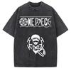 2026 One Piece Luffy 2026 New Hot Summer Graphic T Shirt Men Vintage Wash Streetwear Women Tee Summer Casual Tops Harajuku Y2k