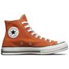 Converse Chuck 70 Chuck Hi Comfortable Trendy High-Top Canvas Shoes Unisex Orange and White