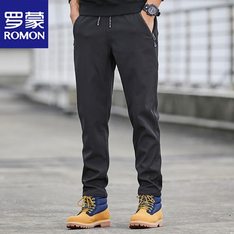 ROMON Men's Casual Straight Leg Pants