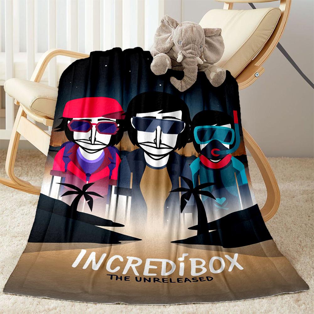 Incredibox Blanket Warmthful Decor Great for Picnics Bed Seaside for All Seasons Warmthful Decor Ideal Gift For Birthday Valentine'S Day