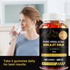 All-natural Shiraiji gummies, rich in Ashwagandha and ginseng extracts, promote muscle recovery, suitable for adults.
