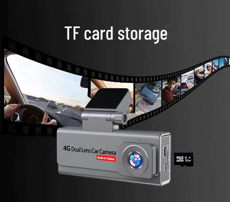 4G видеорегистратор с двумя камерами, датчиком радара, GPS и удаленным мониторингом