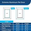PetSafe® - Porte En Aluminium Pour Intempéries Extrêmes ECOM Large