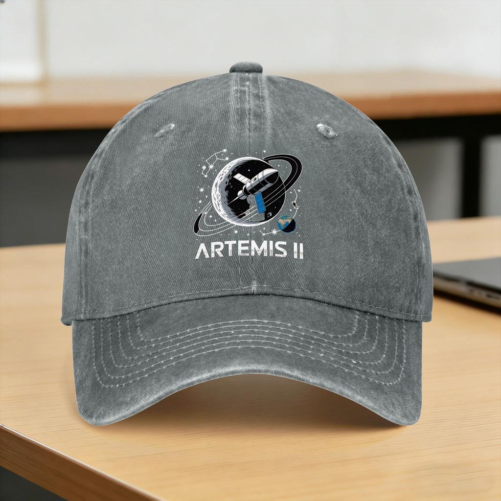 Кепка-тракер Artemis II Back to the Moon 2026 Sun Унисекс-Подростковый Дизайн Весенняя Классическая Спортивная Оптовая Продажа Бейсболок