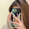 The Flintston es Cartoon Phone Case For Iphone 16 15 14 13 12 11 Pro Max Plus Shockproof TPU+PC Hard Case