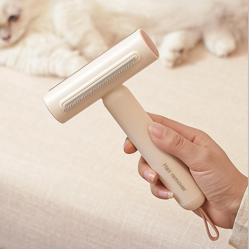 Professional 3 In 1 Pet Grooming Brush for Cats Deshedding Tool with Detangling Comb and Lint Roller Multi Function Hair Removal Tool for Pets