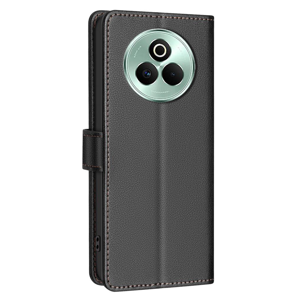 BINFEN COLOR BF32 Кожаный чехол-кошелек с RFID-блокировкой для телефона Realme P3 Pro 5G