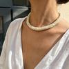 Multi-Layer Beads Women's Necklace Stainless Steel Magnetic Clasp Bohemian Necklace  Party