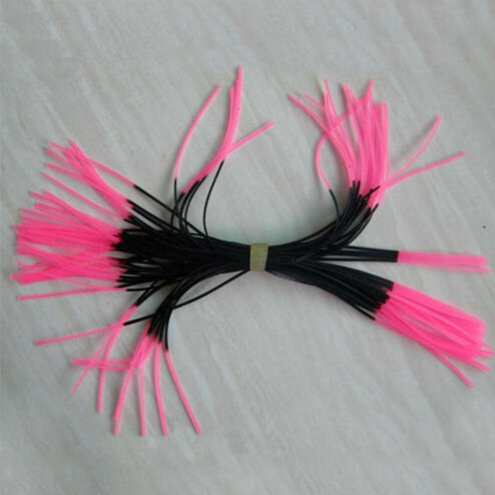 Artificial Lifelike Jig Bait Silicone Skirts Soft Fishing Lures Beard Windless Rubber Squid