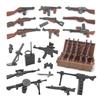 Оружие Второй мировой войны Kar98K ППШ-41 Винтовка M1 Оружие для самостоятельной сборки Фигурка военного солдата Playmobil Строительный блок Кирпич Детские Игрушки Подарок