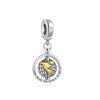 Серебро 925 пробы, Корабль, Башня из бусин, Самолет, Машина, Подвески, Браслет, Аксессуары для DIY, Изысканные украшения