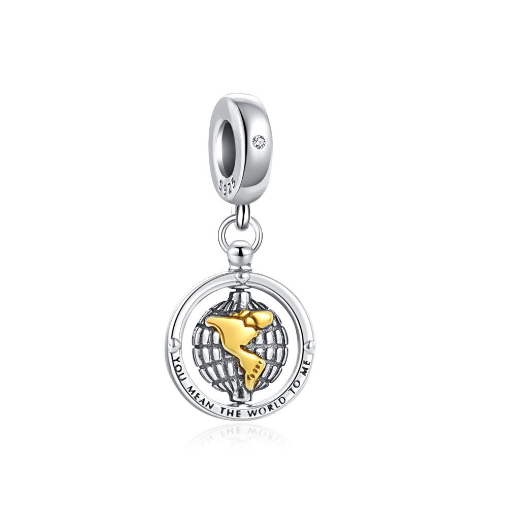 Серебро 925 пробы, Корабль, Башня из бусин, Самолет, Машина, Подвески, Браслет, Аксессуары для DIY, Изысканные украшения