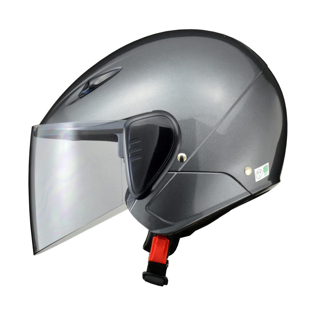 Мотоциклетный шлем SERIO LEAD Gunmetal Free Under Semi-Jet RE-35 57~60 см