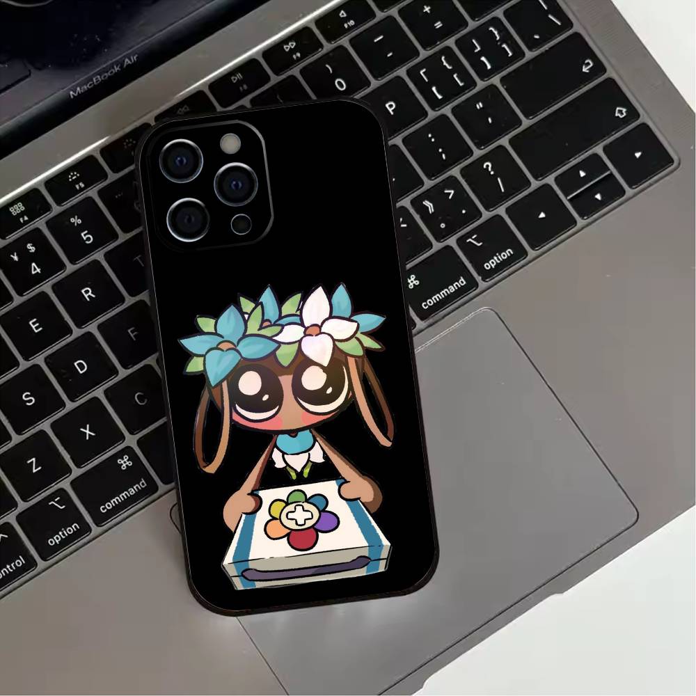 B-Bassie Phone Case For iPhone 17,16,15,14,13,12,11 Plus,Pro Max,XS,Soft Silicone Black Cover