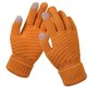 Gloves Winter Men and Women Couples Fleece Thickened Wool Non-slip Riding Finger Cold-proof Knitted Warm Gloves