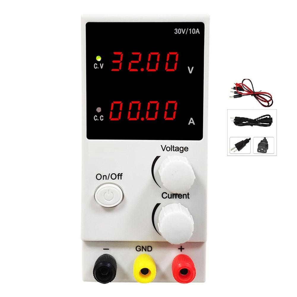 Temperature Controlled Power Supply DC Power Supply LED Digital Display DC Power Supply 0-30V Output 0.1A Resolution