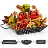 Leeseph Grill Basket, Non-stick Vegetable Grilling Basket Cooking Basket, BBQ Grill Accessories for Cooking Fishes, Kebabs