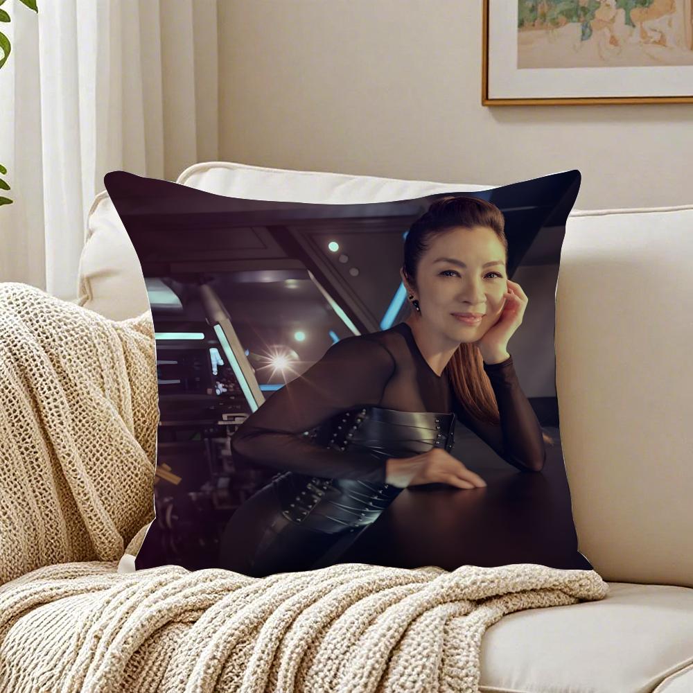 PPhilippa Georgiou Cushion Cover Linen Pillowcase Soft for Sofa Bed Home Room Decor