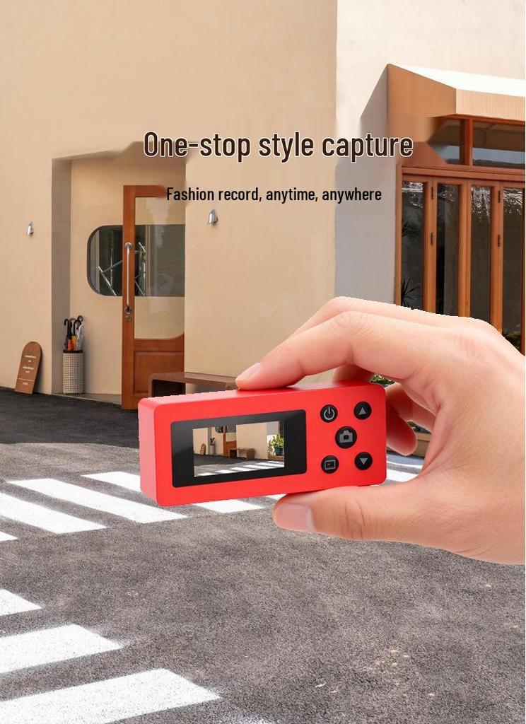 X7 Mini Thumb Camera Pendant: HD Photos & Phone Upload, Student-Friendly Carry-On Screen Camera