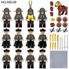 M8148 Qing Dynasty Investment Shape Yong Character Army Building Block Figurine Small Particle Assembly Toy Set