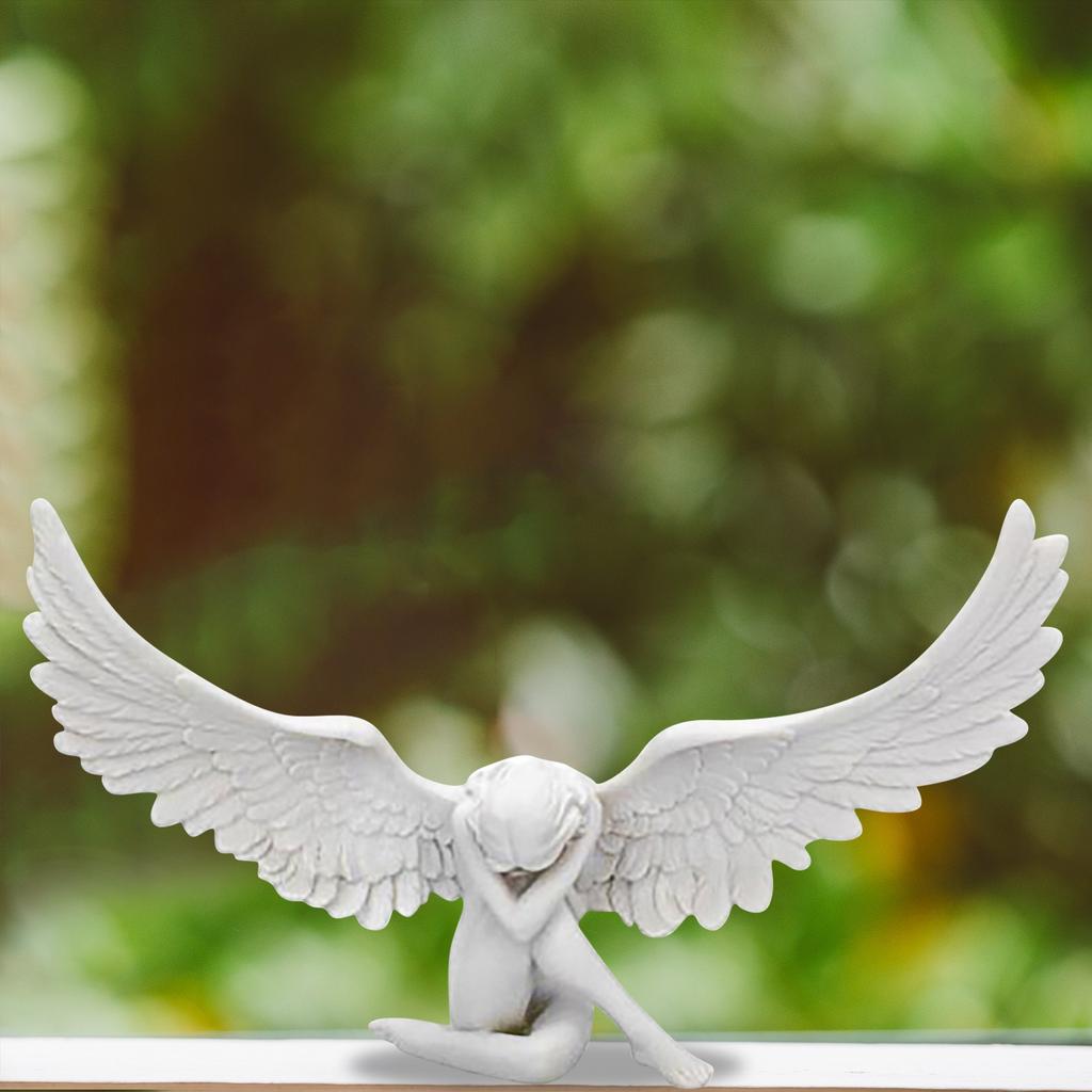 Angels Sympathy Ornament Heavenly Figurine Ornament Statue