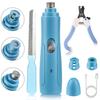 Dog Electric Nail Clippers Rechargeable Pet Nail Trimmer Painless Paws Grooming for Small Medium Dogs Cats Nail Smoothing Tools