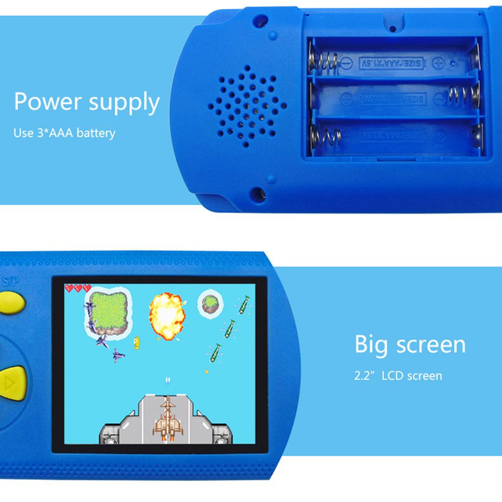 Handheld Games Console for Kids Adults Retro Game Player 200 Classic Games 16 Bit 2.2-inch Color