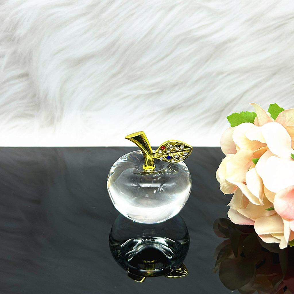 Glass Decoration Chinese Shaped Decorative Figurine Holiday Gift Figurine Delicate Tabletop Christmas Decoration
