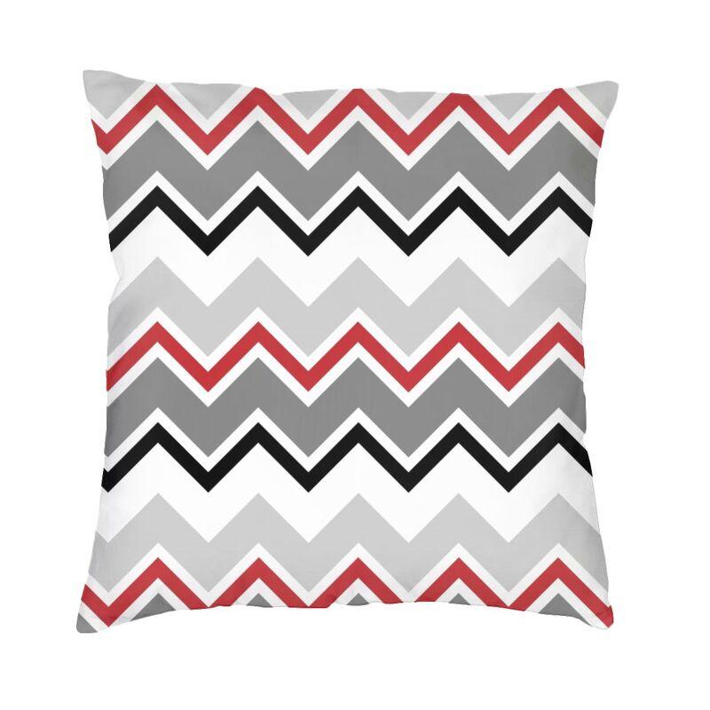 Пледы на подушки с геометрическим зигзагообразным шевронным узором, домашние декоративные чехлы для подушек с абстрактной геометрией, квадратные наволочки для дивана и автомобиля
