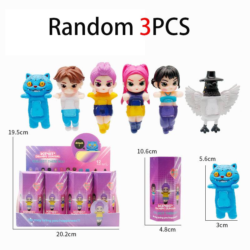 New Witch Hunting Team Party Angel Doll Decoration Desktop Case Trendy Play Model Handmade Blind Box