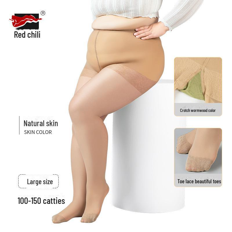 Колготки Red Pepper Plus Size для женщин, весна и осень, с защитой от защемления, арбузные колготки для ухода за кожей