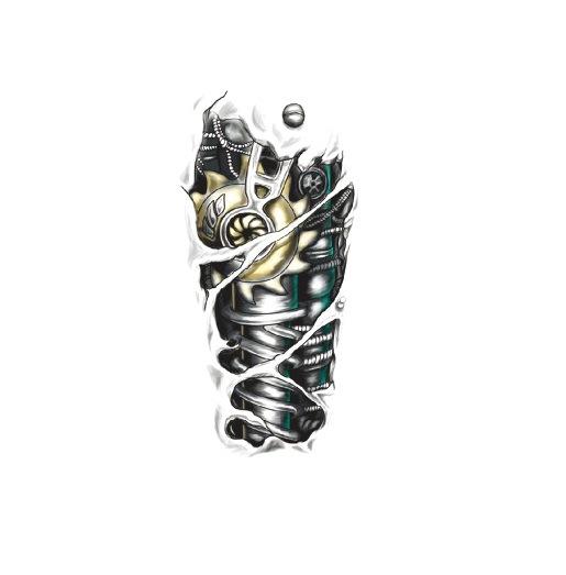 Наклейка с изображением головы волка, значение волчьей дороги, доминирующая имитация, рисунок тигра и лисы, водонепроницаемая наклейка с изображением татуировки с переносом воды