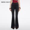 MISS SIXTY 2025 Осень Импортный Деним Женские Расклешенные Джинсы